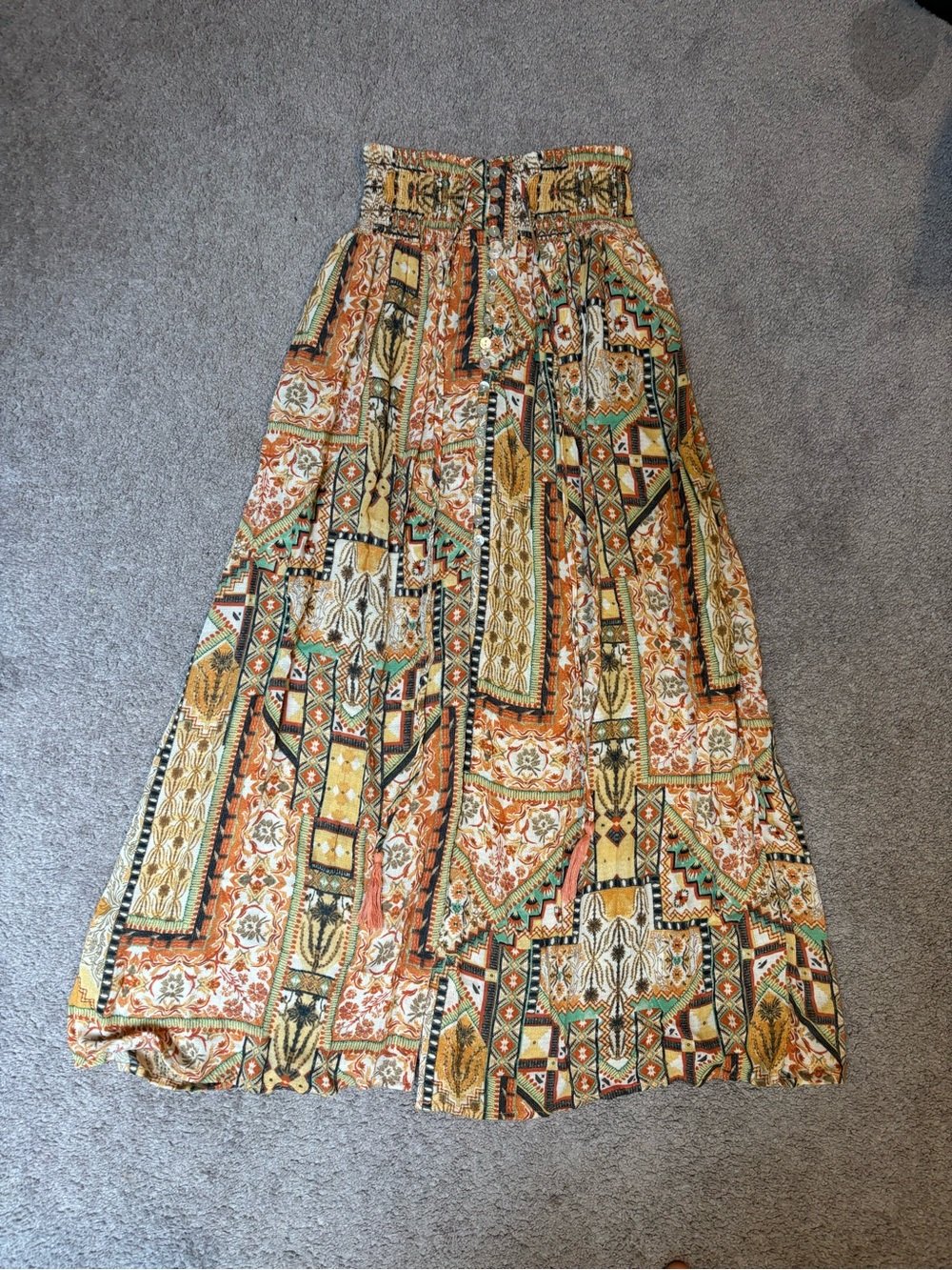 Boho Maxi Skirt